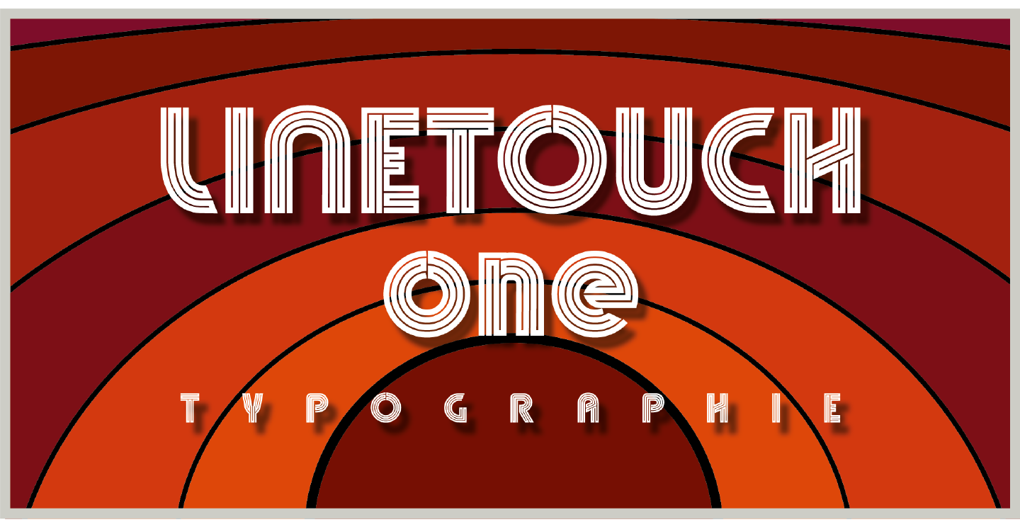 Typographie Linetouch one