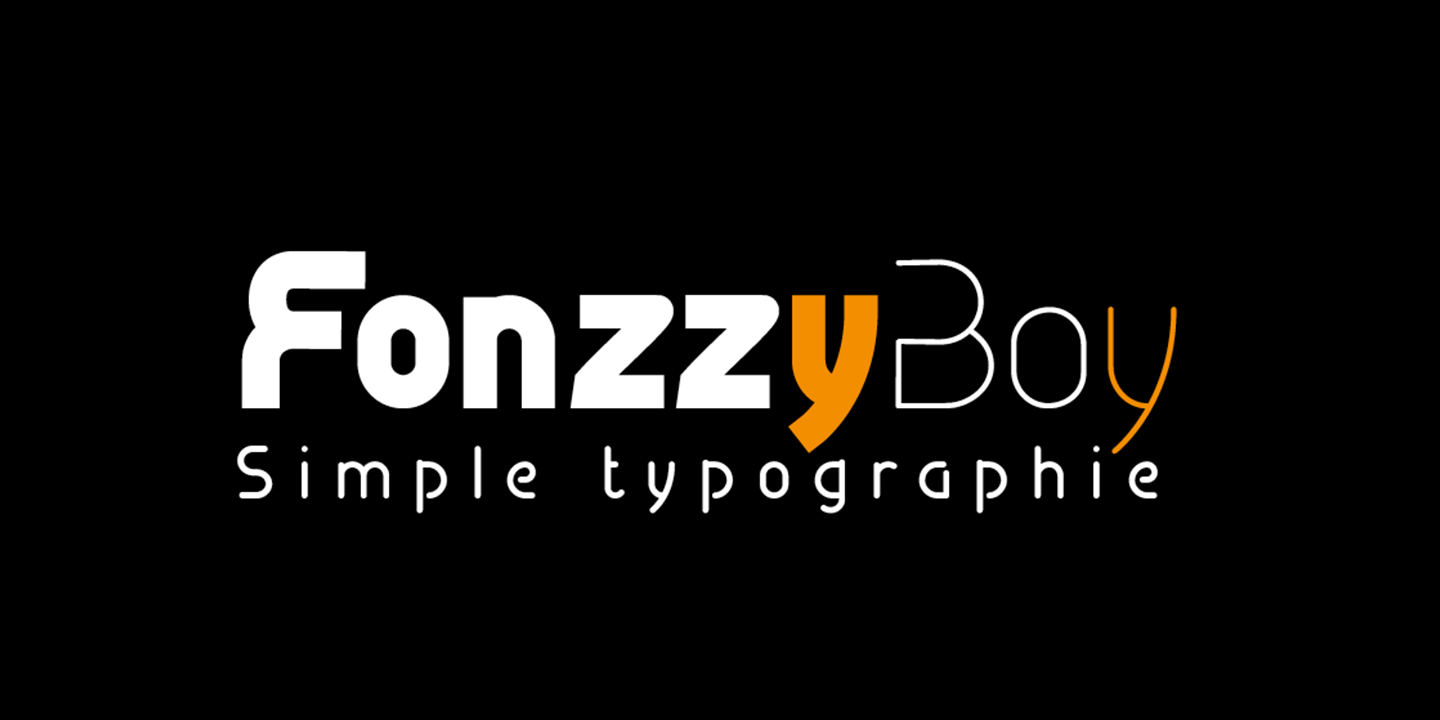 Typographie FonzzyBoy